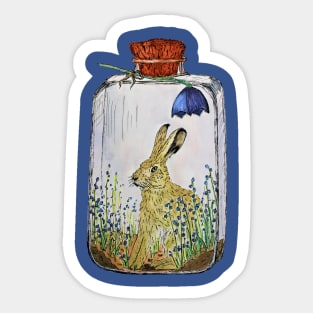 Hare Bell Sticker